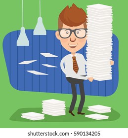Businessman concept design,clean vector