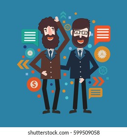 Businessman concept design,clean vector