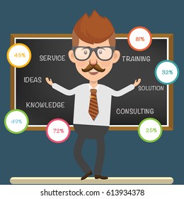 Businessman concept design,clean vector