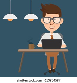 Businessman concept design,clean vector