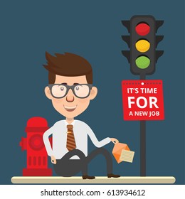 Businessman concept design,clean vector