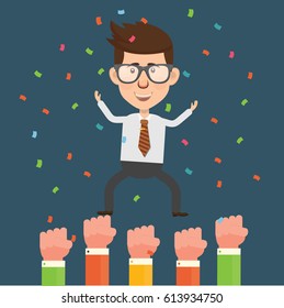 Businessman concept design,clean vector