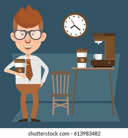 Businessman concept design,clean vector