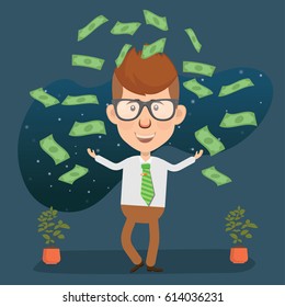 Businessman concept design,clean vector
