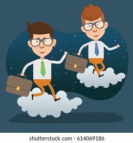 Businessman concept design,clean vector