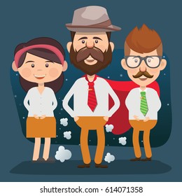 Businessman concept design,clean vector