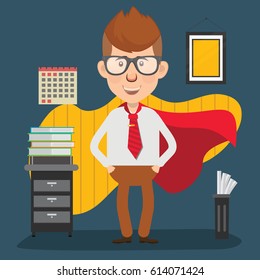 Businessman concept design,clean vector