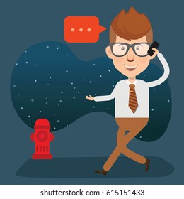 Businessman concept design,clean vector