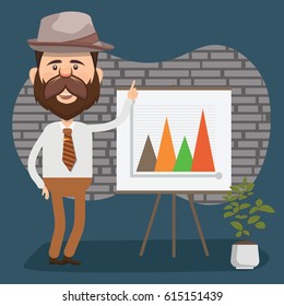 Businessman concept design,clean vector