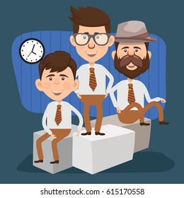 Businessman concept design,clean vector