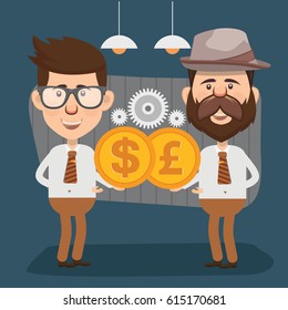 Businessman concept design,clean vector