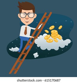 Businessman concept design,clean vector
