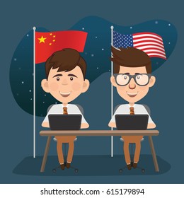 Businessman concept design,clean vector