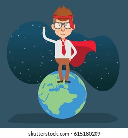 Businessman concept design,clean vector