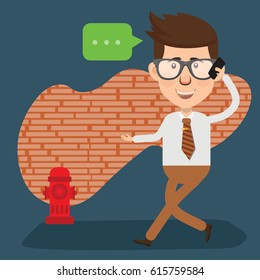 Businessman concept design,clean vector