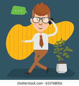 Businessman concept design,clean vector