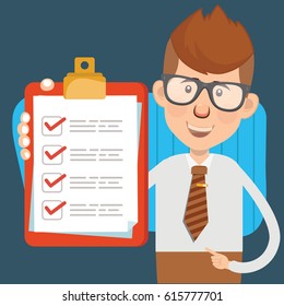 Businessman concept design,clean vector