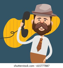 Businessman concept design,clean vector