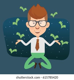 Businessman concept design,clean vector