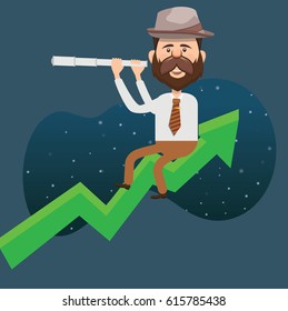 Businessman concept design,clean vector