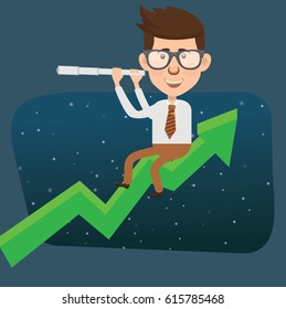 Businessman concept design,clean vector