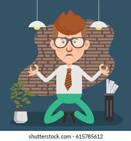 Businessman concept design,clean vector