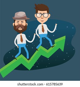 Businessman concept design,clean vector