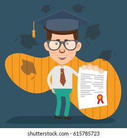 Businessman concept design,clean vector