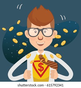 Businessman concept design,clean vector