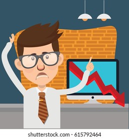 Businessman concept design,clean vector