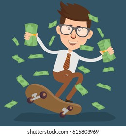 Businessman concept design,clean vector