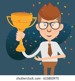 Businessman concept design,clean vector