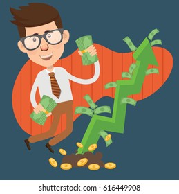 Businessman concept design,clean vector