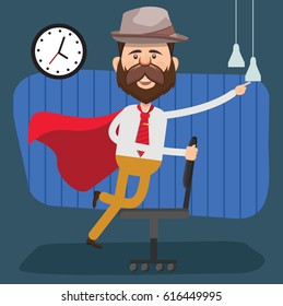 Businessman concept design,clean vector
