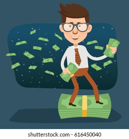 Businessman concept design,clean vector