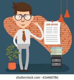 Businessman concept design,clean vector