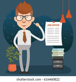 Businessman concept design,clean vector