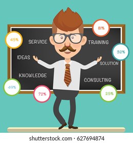 Businessman concept design,clean vector