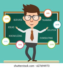 Businessman concept design,clean vector