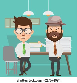 Businessman concept design,clean vector