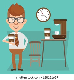 Businessman concept design,clean vector