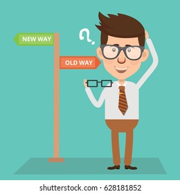 Businessman concept design,clean vector