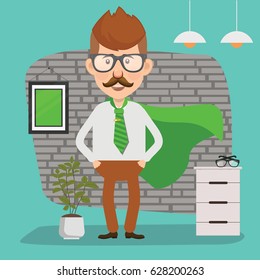 Businessman concept design,clean vector