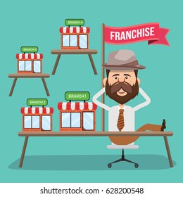 Businessman concept design,clean vector