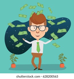 Businessman concept design,clean vector