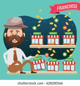 Businessman concept design,clean vector
