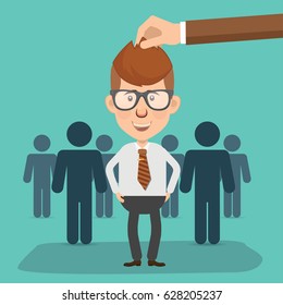 Businessman concept design,clean vector