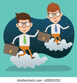 Businessman concept design,clean vector