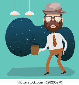 Businessman concept design,clean vector
