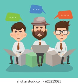 Businessman concept design,clean vector